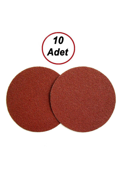 10 Adet 115 Mm Yedek Cırt Zımpara (100 Kum)