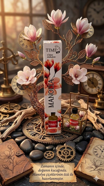 TIME24 Manolya Oda Kokusu – Çubuklu Ortam Kokusu 50 ml