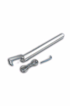 Balkon Çamaşır Kurutma Askısı Kare Küpeşte 60x25 Metalik Gümüş Renk