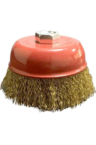 Çanak Saçaklı Tel Fırça 75 Mm