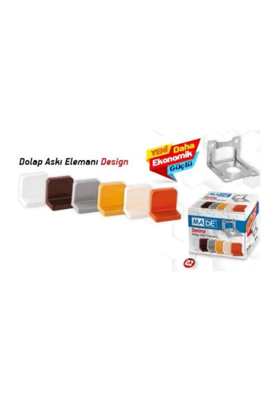 Dolap Askı Elemanı Extra Saç Kalınlığı 1,20 Mm Beyaz 250 Adet