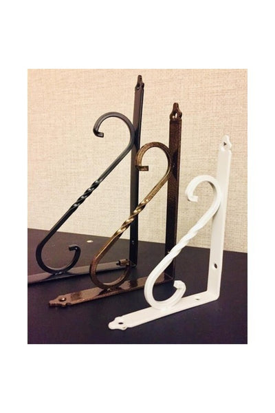 Ferforje Dekoratif Raf Altı Raf Ayağı Bakır 135 X 190 Mm