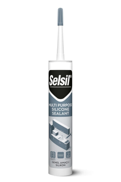 Genel Amaçlı Şeffaf Silikon 280 Gr 25 Adet 1 Koli