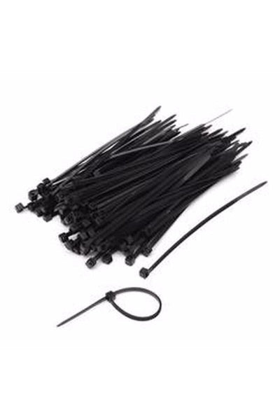 Kablo Bağı 2.5x200 Siyah 100 Adet