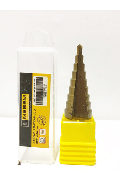 Kademeli Delme Ucu 4-20 Mm Ahşap Ve Metal Malzemelerin Tümü Için Kozalak Panç