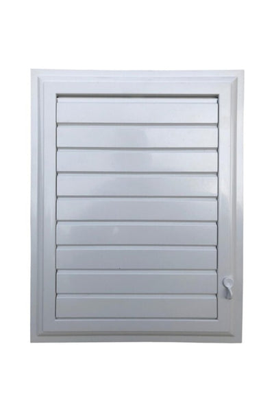 Panjurmatix Beyaz Plastik Menfez Banyo Wc Havalandırma Menfezi 25x45 Cm