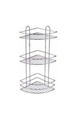 PASLANMAZ KROM BANYO KÖŞELİK 3 LÜ