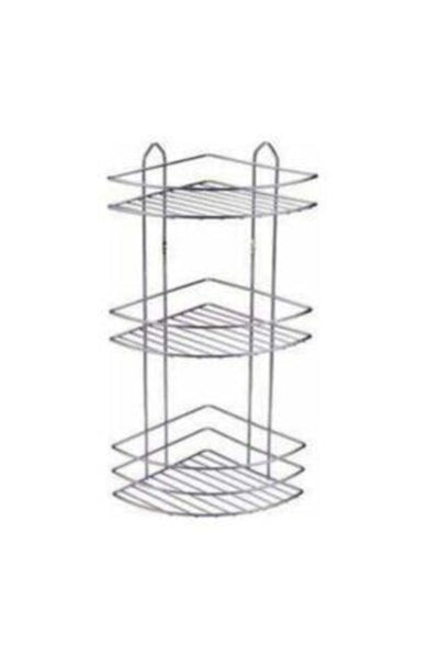 PASLANMAZ KROM BANYO KÖŞELİK 3 LÜ