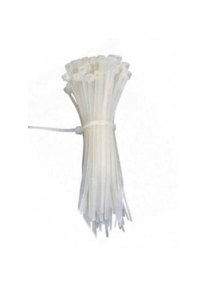 Plastik Cırt Kelepçe Beyaz 3,6x200 1 Pkt 100 Adet