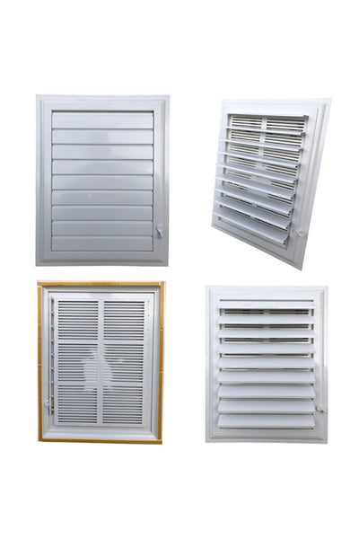 Plastik Menfez 50x50 Cm Banyo / Wc Havalandırma Menfezi Panjur