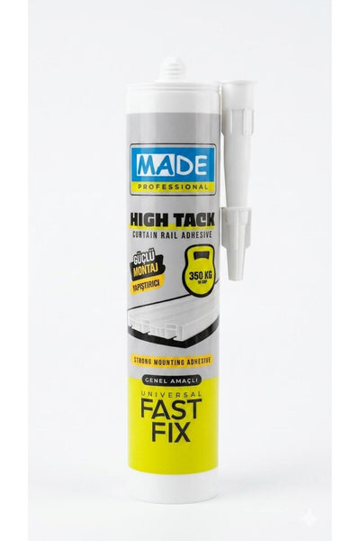 Professional Fast Fix Korniş Yapıştırıcı - 350 KG Taşıma Kapasiteli High Tack Güçlü Montaj Yapıştırı