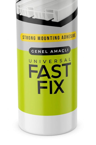 Professional Fast Fix Korniş Yapıştırıcı - 350 KG Taşıma Kapasiteli High Tack Güçlü Montaj Yapıştırı