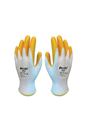 Sarı Nitril Eldiven Pn7 No 10