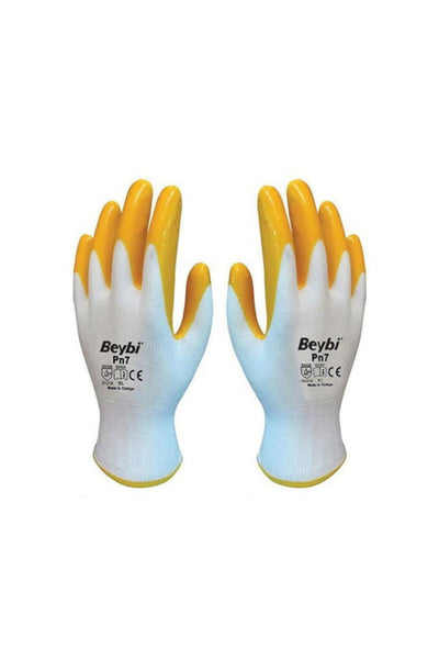 Sarı Nitril Eldiven Pn7 No 10