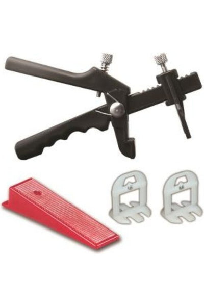 Seramik Seviye Tespit Artısı Derz Klipsi Seti 200 Adet Klips 100 Adet Takoz 1 Adet Metal Pense