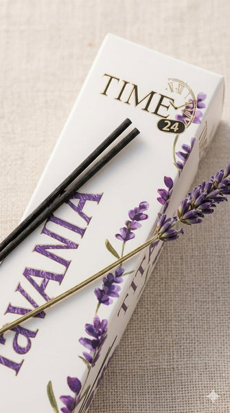 Time24 Lavanta Oda Kokusu 50 ml – Çubuklu Ortam Kokusu | Kalıcı ve Ferah Lavanta Kokusu