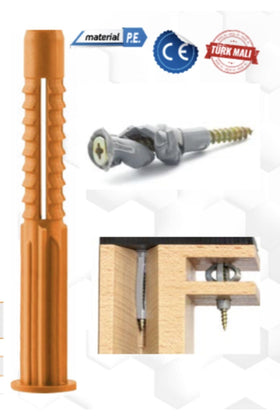 Tuğla Boşluk Dübeli 12 Mm X 120 Mm Uzun Dübel 1 Paket ( 100