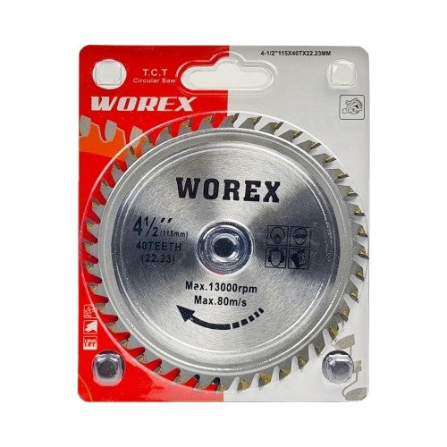 Worex Sunta Testeresi 115/40T x 22,23 mm