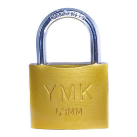 Yuma Ymk Eko Sarı Boyalı Kısa Kancalı Asma Kilit 50MM